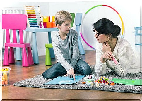 Children in therapy also play