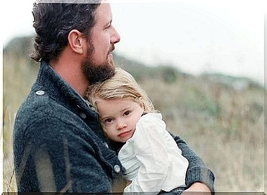 Father with his daughter