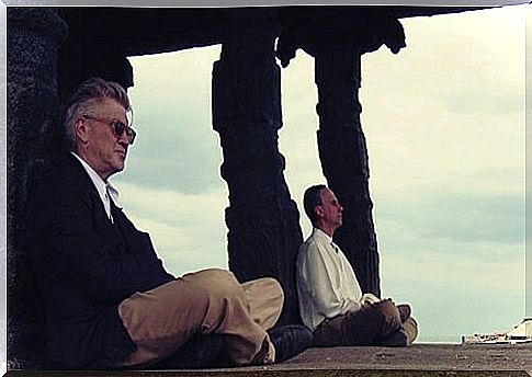 Lynch meditating to represent how to empower your creativity according to David Lynch