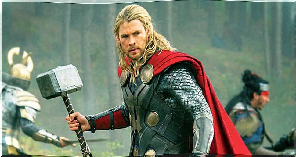 Thor with his hammer